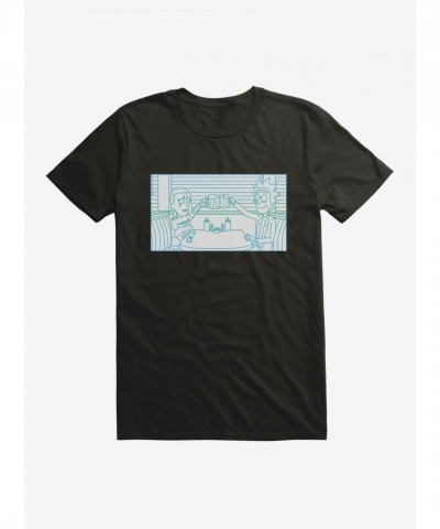 Rick And Morty Diner T-Shirt for Men