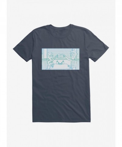Rick And Morty Diner T-Shirt for Men