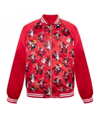 Rabbit Year 2023 Adult Varsity Jacket with Disney Bunnies