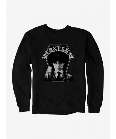 Wednesday Thing Unisex Black Sweatshirt