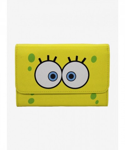 SpongeBob SquarePants Yellow Foldover Wallet for Fans