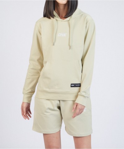 ONE Unisex Signature Logo Pullover Hoodie - Sand Color