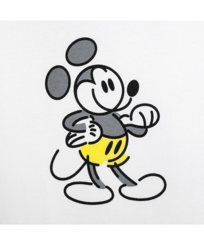 Mickey Mouse Authentic Streetwear T-Shirt for Adults – White