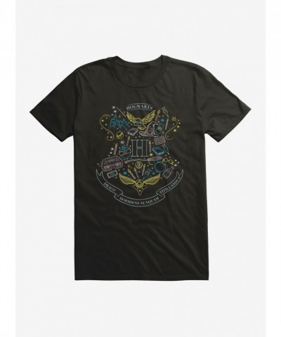 Harry Potter Hogwarts Shield Graphic Tee for Men