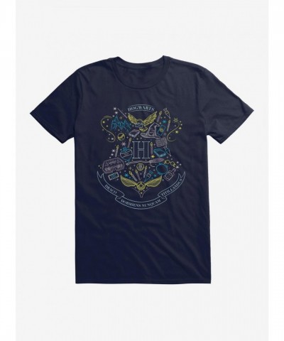Harry Potter Hogwarts Shield Graphic Tee for Men