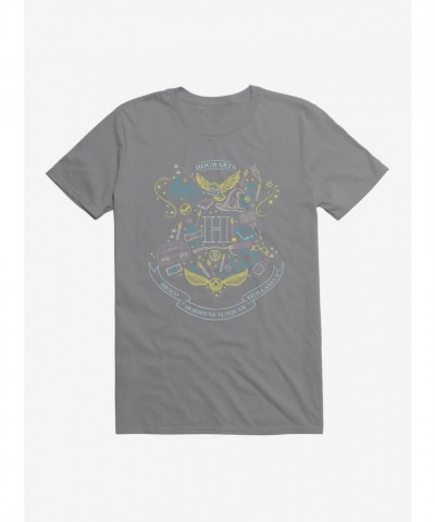 Harry Potter Hogwarts Shield Graphic Tee for Men