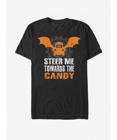 Disney Pixar Cars Steering T-Shirt for Men - Black