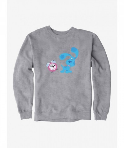 Blue's Clues Tickety Tock & Playtime Men's Heavyweight Fleece Sweatshirt