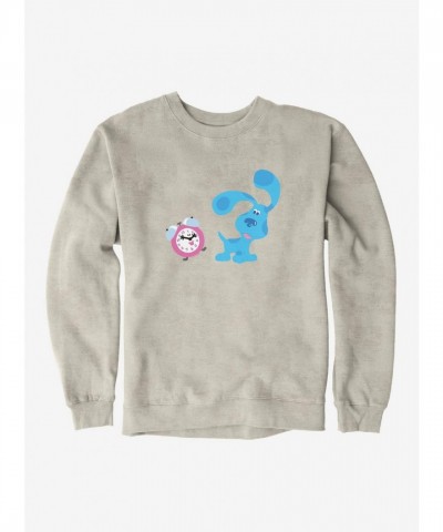 Blue's Clues Tickety Tock & Playtime Men's Heavyweight Fleece Sweatshirt