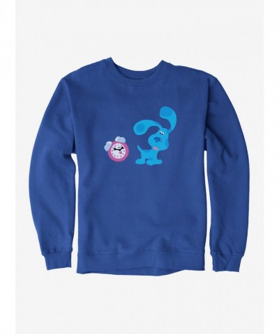 Blue's Clues Tickety Tock & Playtime Men's Heavyweight Fleece Sweatshirt