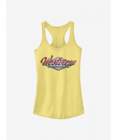 Marvel WandaVision Girls Cotton Tank Top - Yellow