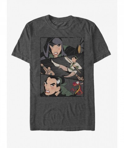 Disney Mulan Honor Battle T-Shirt - Black