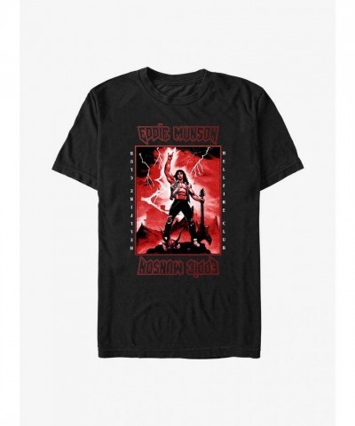 Stranger Things Eddie Munson Demobat Graphic Tee - Unisex Black