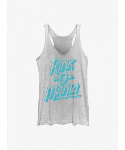 Stranger Things Rink Logo Girls Tank Top - Junior Size White