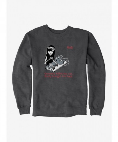 Emily Strange Curiosity Casual Men's Heavyweight Hoodie