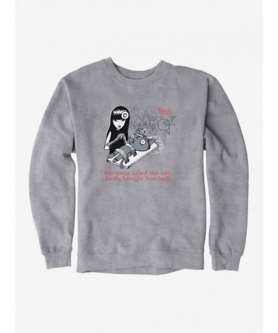 Emily Strange Curiosity Casual Men's Heavyweight Hoodie