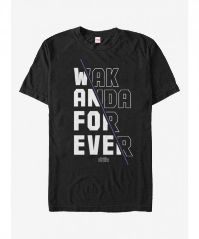 Marvel Black Panther Africa-Inspired T-Shirt - Black Men's Size