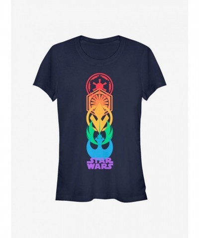 Star Wars Unity Wars Girls Lightweight Tee - Blue