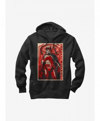 Star Wars Captain Phasma Lightweight Poster Hoodie - Unisex Black