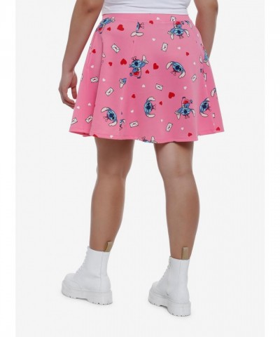 Her Universe Plus Size Lilo & Stitch Lovebug Skirt for Women