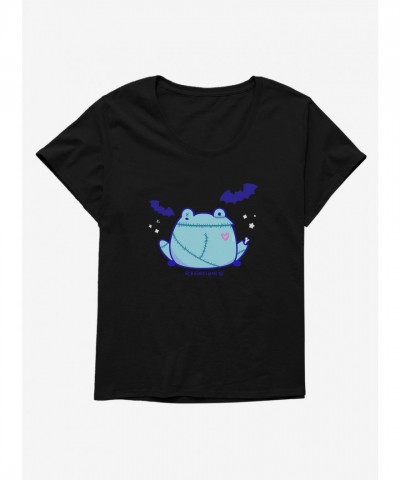 Rainylune Frog Knife Graphic Tee for Girls - Plus Sizes