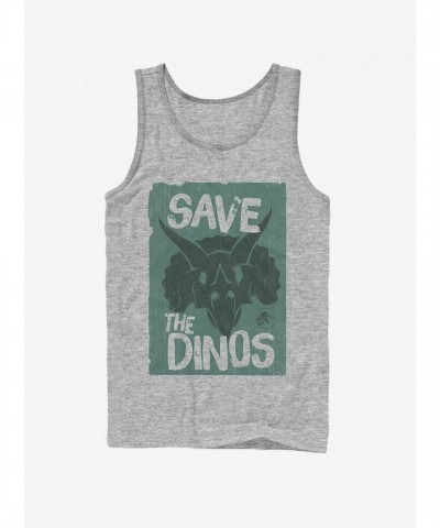 Jurassic World Save the Dinos Cartoon Tee - Unisex Black