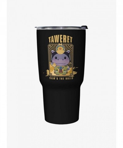 Marvel Moon Knight Taweret 'Them's The Rules' Unisex Travel Mug - Black