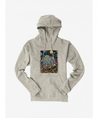 Rick and Morty Monster Moon Men's Hoodie - White