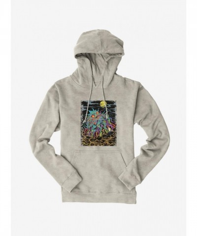 Rick and Morty Monster Moon Men's Hoodie - White