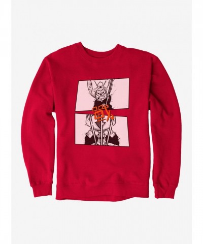 Avatar Momo vs Appa Fan Art Sweatshirt by Carly W.