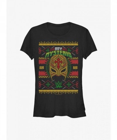 WWE Rey Mysterio Ugly Christmas Tee - Unisex Black