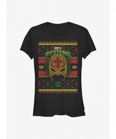 WWE Rey Mysterio Ugly Christmas Tee - Unisex Black