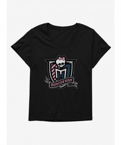 Monster High Cute Emblem Logo Plus Size Girls T-Shirt