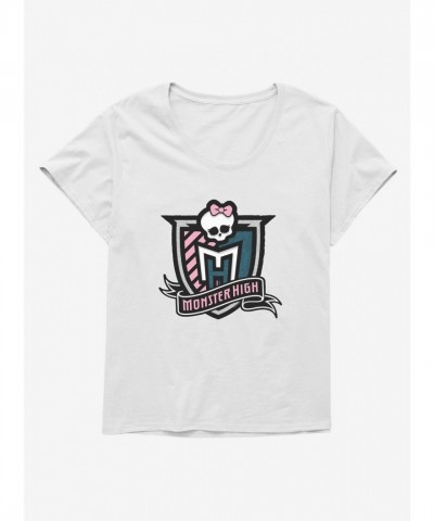 Monster High Cute Emblem Logo Plus Size Girls T-Shirt