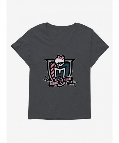 Monster High Cute Emblem Logo Plus Size Girls T-Shirt